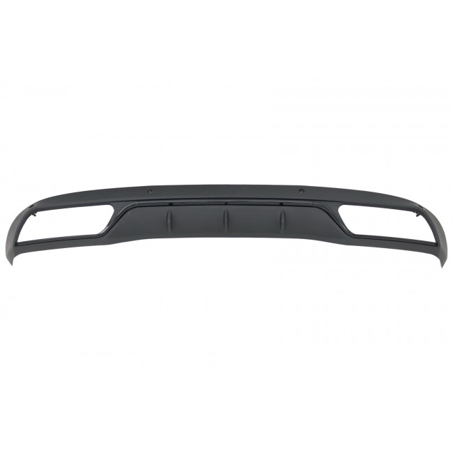 Rear Bumper Diffuser suitable for Mercedes C-Class W205 S205 (2014-2018) C63 Look Shadow Black only for Standard Bumper