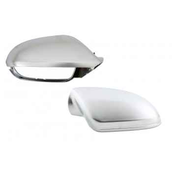 Complete Housing Mirror Covers suitable for Audi A6 4G C7 (2011-2018) Limousine Avant Extinction Aluminium RS6 Design