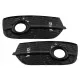 Fog Lamp Covers Side Grilles suitable for Audi Q3 8U (2011-2014) RS Design Piano Black