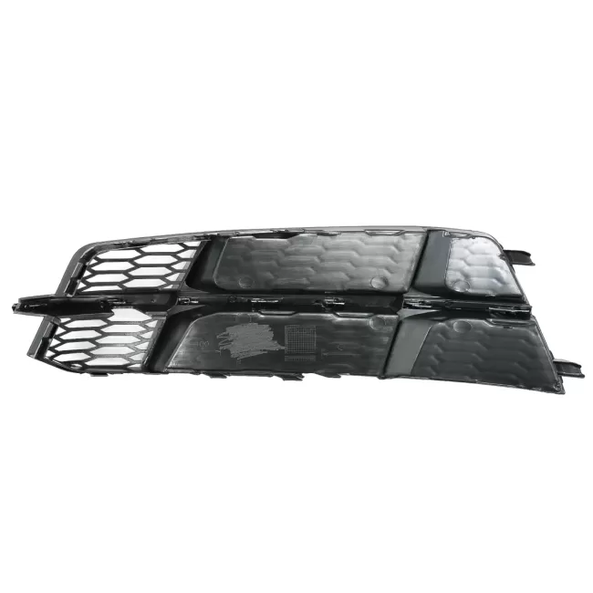 Bumper Lower Grille Covers Side Grilles suitable for Audi A6 C7 4G S-Line Facelift (2015-2018) Black Chrome