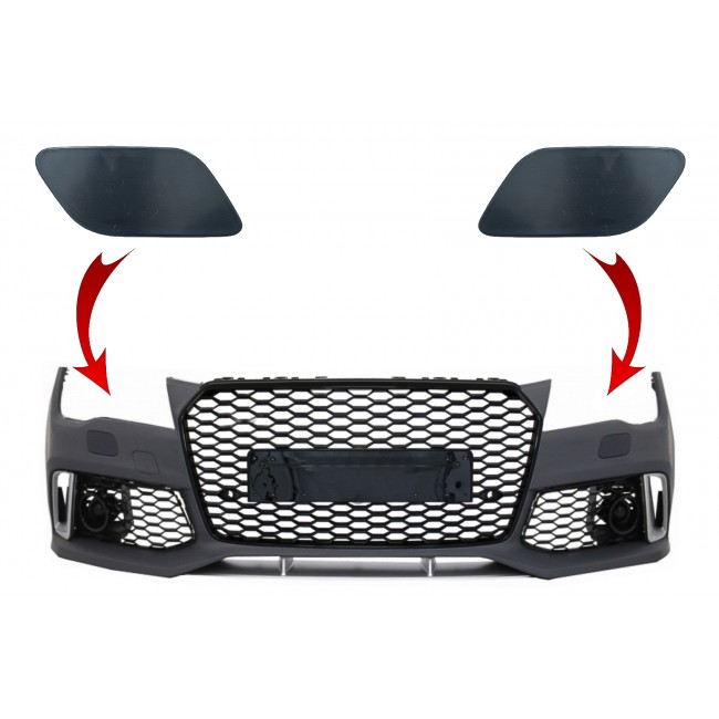 SRA Covers Front Bumper suitable for Audi A7 4G (2010-2018) RS7 Design