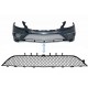 Front Bumper Central Lower Grille suitable for Mercedes S-Class W222 (2013-2017) S63 Design Piano Black