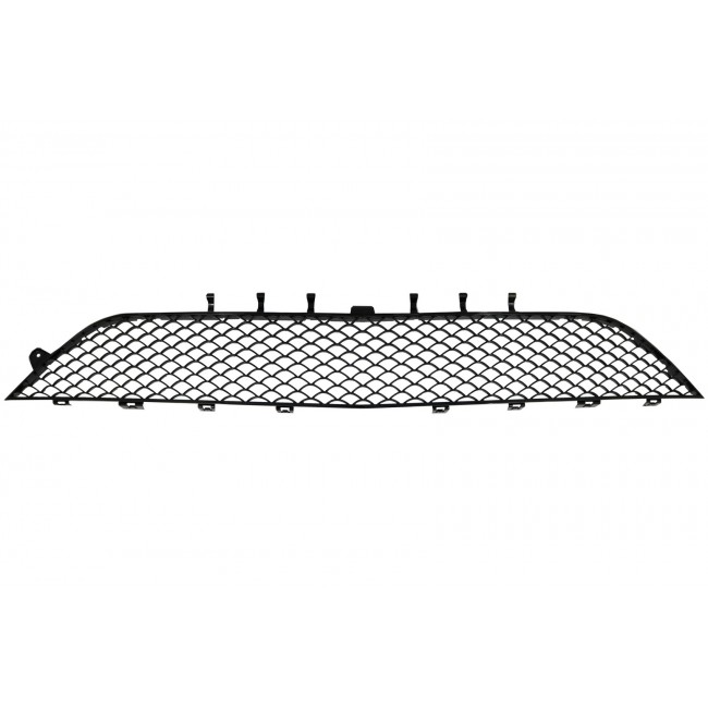 Front Bumper Central Lower Grille suitable for Mercedes S-Class W222 (2013-2017) S63 Design Piano Black