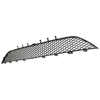 Front Bumper Central Lower Grille suitable for Mercedes S-Class W222 (2013-2017) S63 Design Piano Black