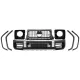 Front Bumper suitable for Mercedes G-Class W463 / W464 (2018-Up) G63 Design