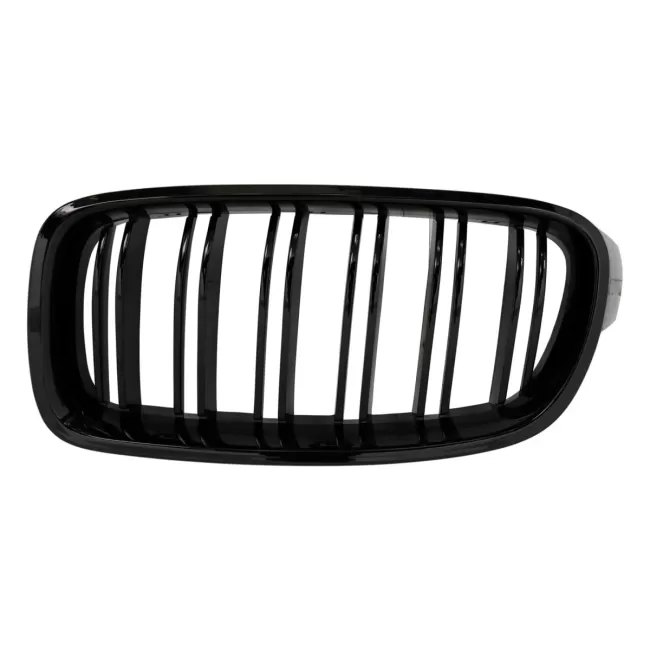 Central Kidney Grilles suitable for BMW 3 Series F30 F31 (2011-2019) Double Stripe M Design Piano Black