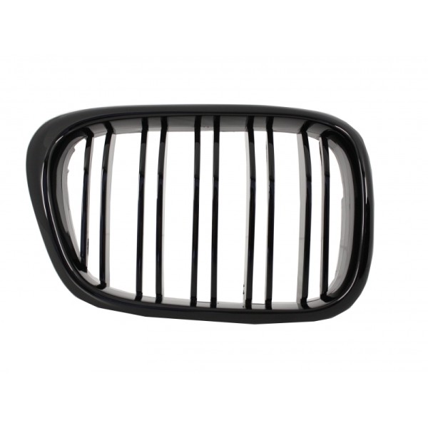 Central Kidney Grilles suitable for BMW 5 Series E39 (1997-2003) Double Stripe M Design Piano Black