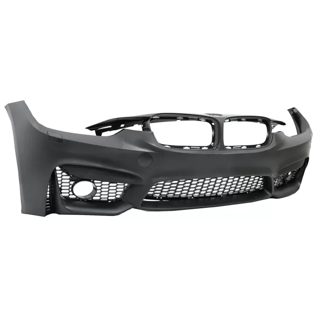 Front Bumper with Kidney Grilles Double Stripes suitable for BMW 3 Series F30 F31 Non LCI & LCI (2011-2018) M3 Sport EVO Design