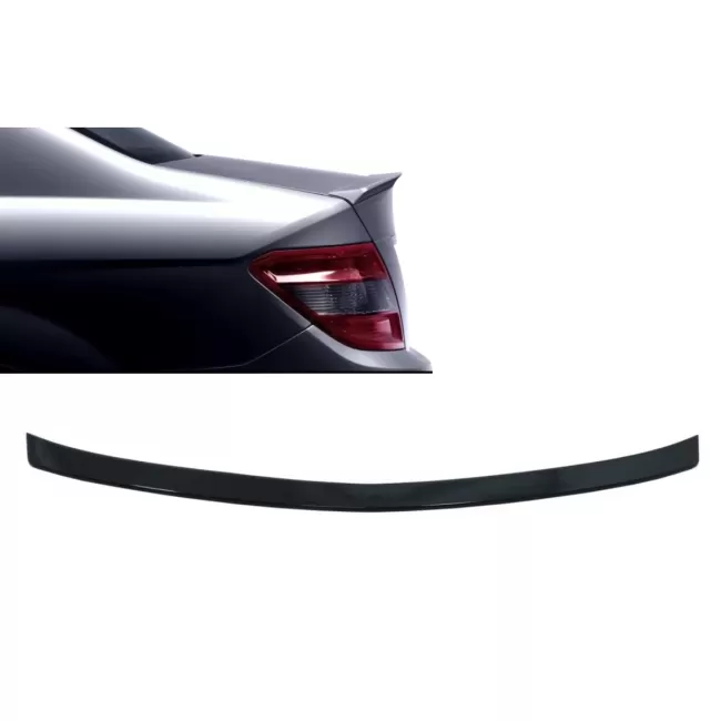 Trunk Spoiler suitable for Mercedes C-Class W204 (2007-2014) Piano Black