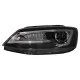 Headlights LED DRL suitable for VW Jetta Mk6 VI (2011-2017) Bi-Xenon Design Dynamic Flowing Signals Demon Look