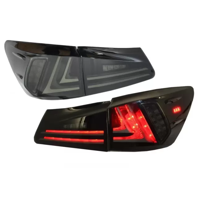 Taillights Full LED suitable for LEXUS IS XE20 (2006-2012) Light Bar Facelift New XE30 Smoke