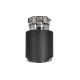 Universal Exhaust Muffler Tip Carbon Fiber Matte Finish Inlet 6cm/2.36inch