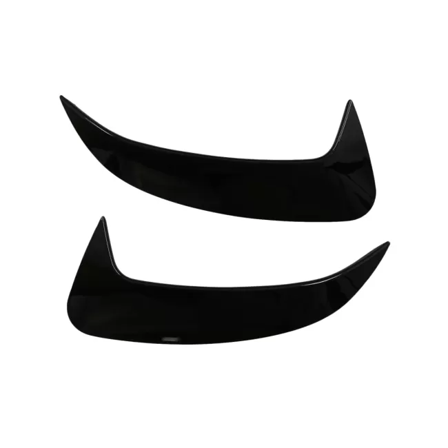 Rear Bumper Flaps Flics Side Fins suitable for Mercedes A Class W177 (04.2018-up) Hatchback A35 Design Black Edition