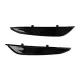 Front Bumper Flaps Side Fins Flaps suitable for Mercedes A-Class W177 V177 (04.2018-2022) A35 Design Black Edition