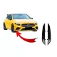 Front Bumper Flaps Side Fins Flaps suitable for Mercedes A-Class W177 V177 (04.2018-2022) A35 Design Black Edition