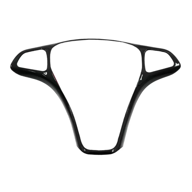 Car Steering Wheel Button Trim Frame Cover suitable for Mercedes C-Class W205 S205 (2014-2017) E-Class W213 (2016-2017) GLC-Class X253 (2016-2017) Piano Black