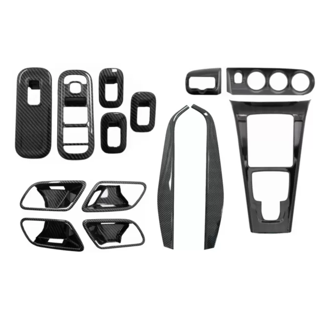 Complet Kit Interior Frames Decorative suitable for Mercedes A W177 V177 (2018-up) Carbon Film