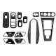 Complet Kit Interior Frames Decorative suitable for Mercedes A W177 V177 (2018-up) Carbon Film