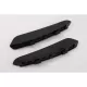 Kit Front Bumper Flaps Side Fins Flaps suitable for Mercedes A-Class W177 V177 (04.2018-2022) A35 Design Black Edition