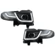 Front Grille with LED Headlights Bi-Xenon Look suitable for Toyota FJ Cruiser XJ10 (2007-2015) with Dynamic Turn Signal