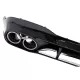 Rear Diffuser and Chrome Exhaust Tips suitable for Mercedes CLA X118 Shooting Brake C118 Coupe Sport Line (2019-06.2025) CLA45S Design Aerodynamic Package
