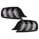 Full LED Taillights suitable for Ford Mustang VI S550 (2015-2019) Smoke Clear with Dynamic Sequential Turning Lights