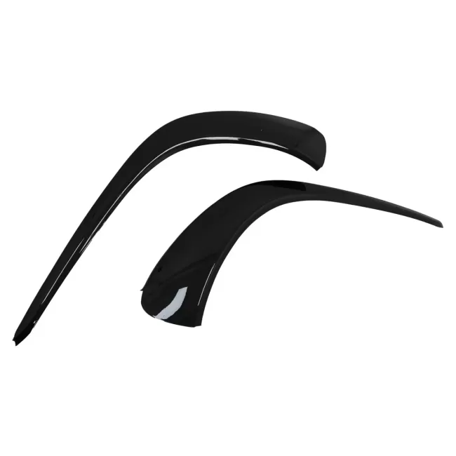 Front Bumper Flaps Side Fins Flics suitable for Mercedes CLA C118 X118 Sport Line (2019-05.2023) Piano Black