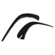 Front Bumper Flaps Side Fins Flics suitable for Mercedes CLA C118 X118 Sport Line (2019-05.2023) Piano Black