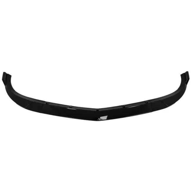 Front Bumper Spoiler Lip Extension suitable for Mercedes C-Class W204 S204 C204 Sport Line (2011-2014) Piano Black