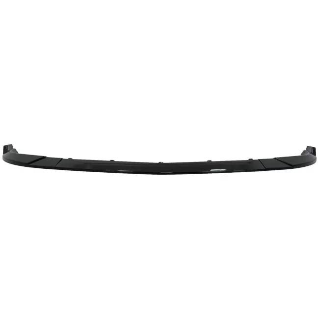 Front Bumper Spoiler Lip Extension suitable for Mercedes C-Class W204 S204 C204 Sport Line (2011-2014) Piano Black