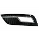 Fog Lamp Covers suitable for Audi A4 B8 facelift (2012-2015) RS4 Design Black Chrome