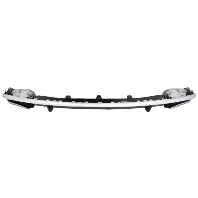 Rear Bumper Valance Diffuser with Exhaust Tips suitable for Audi A4 B8 Limousine Avant Pre Facelift (2007-2011) RS4 Design