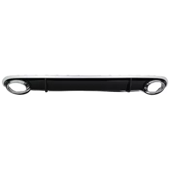 Rear Bumper Valance Diffuser with Exhaust Tips suitable for Audi A4 B8 Limousine Avant Pre Facelift (2007-2011) RS4 Design
