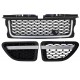 Central Grille and Side Vents Assembly  suitable for Land Rover Range Rover Sport (2005-2008) L320 Autobiography Look All Black Edition