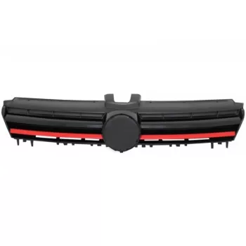 Central Grille suitable for VW Golf VII 7 5G (2013-2017) GTI R-Line Design Red Insertions