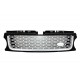 Central Grille and Side Vents Assembly suitable for Land Range Rover Sport L320 Facelift (2009-2013) Autobiography Look Black Silver Edition