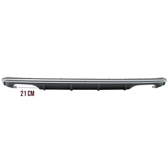 Rear Bumper Valance Diffuser suitable for Audi A3 8V Hatchback Sportback (2012-2015) S3 Design