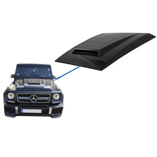 Hood Scoop Bonnet Scoop suitable for Mercedes W463 G-Class (1989-up) Design ABS