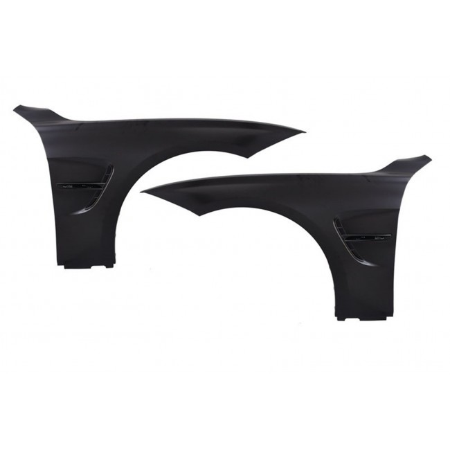 Front Fenders suitable for BMW 3 Series 3 F30 F31 (2011-up) Sedan Touring M3 Design Black