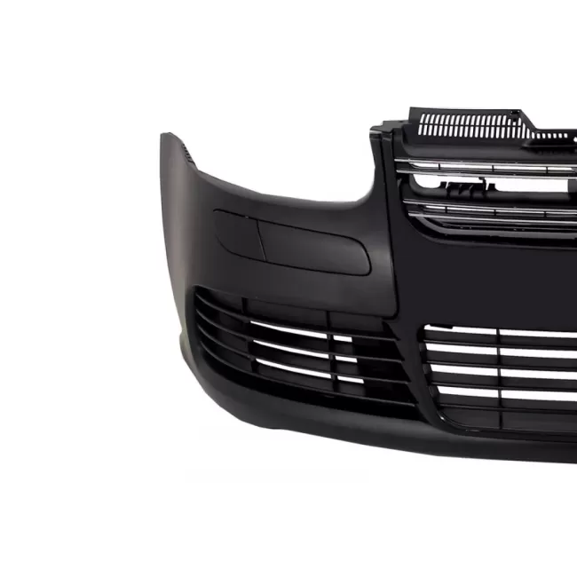 Front Bumper suitable for VW Golf V 5 (2003-2007) Jetta (2005-2010) R32 Piano Glossy Black Grill