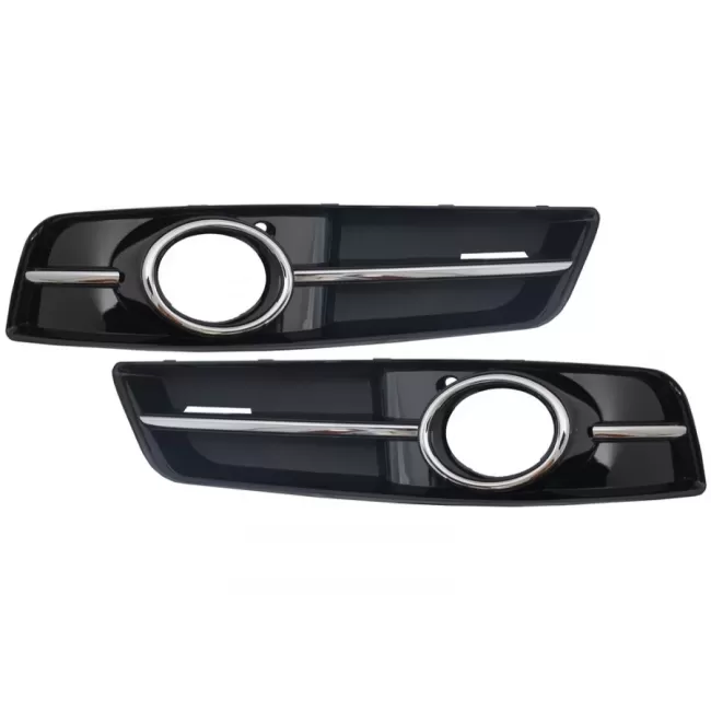 Fog Lamp Covers Side Grilles suitable for Audi A3 Facelift 8P1 (2008-2012) S3 Sline Design