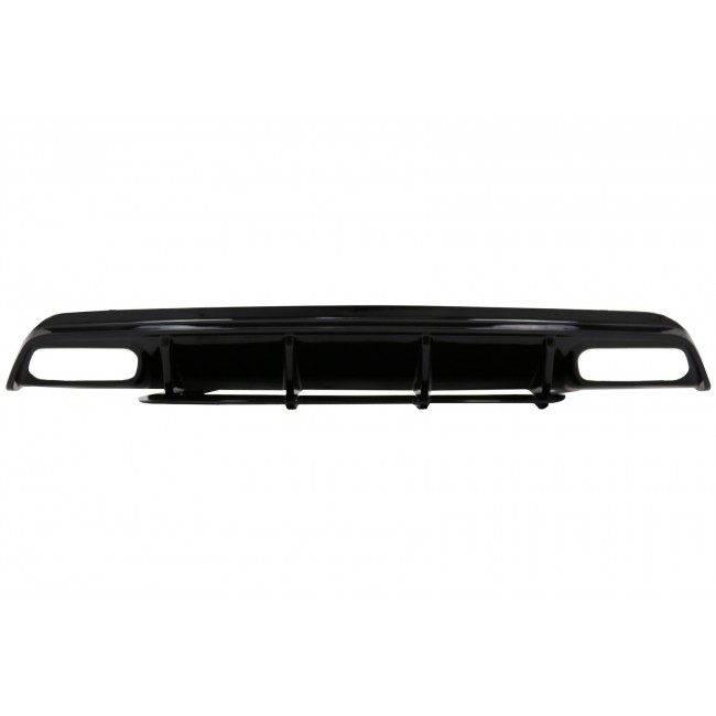 Valance Rear Diffuser Black Edition suitable for Mercedes A-Class W176 Facelift (2012-2018) A45 Design