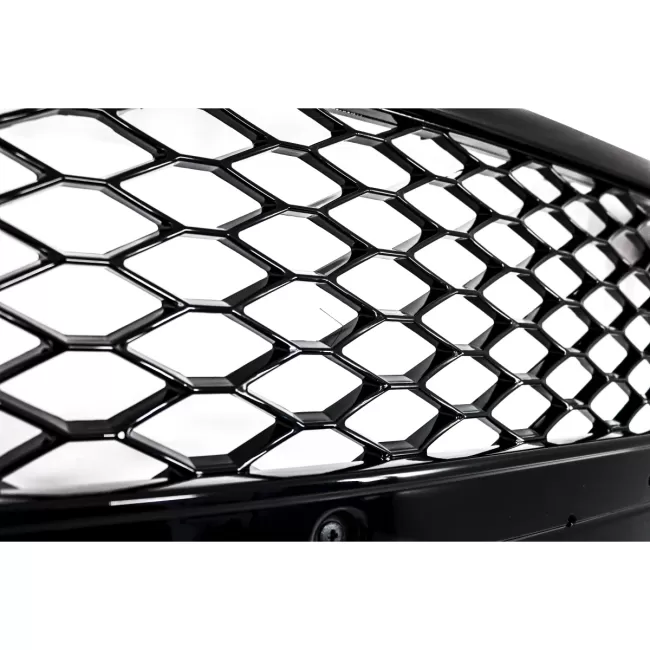 Badgeless Front Grille suitable for Audi A4 B8 (2008-2011) RS4 Design Piano Black