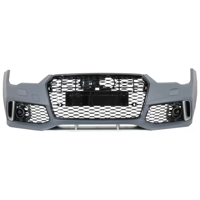 Front Bumper suitable for Audi A7 4G Facelift (2015-2018) RS7 Design With Grille