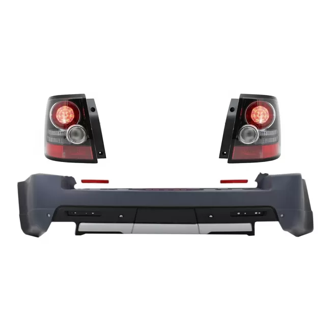 Rear Bumper with LED Taillights suitable for Land Range Rover Sport L320 (2005-2013) Facelift Autobiography Design