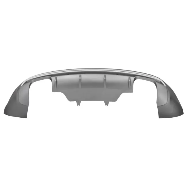 Rear Bumper Spoiler Valance Diffuser Double Outlet suitable for Audi Q5 8R Facelift (2013-2016) Standard Bumper SE