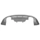 Rear Bumper Spoiler Valance Diffuser Double Outlet suitable for Audi Q5 8R Facelift (2013-2016) Standard Bumper SE