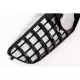 Front Grille suitable for Mercedes C-Class W204 S204 Limousine Station Wagon (2007-2014) GT-R Panamericana Design Black