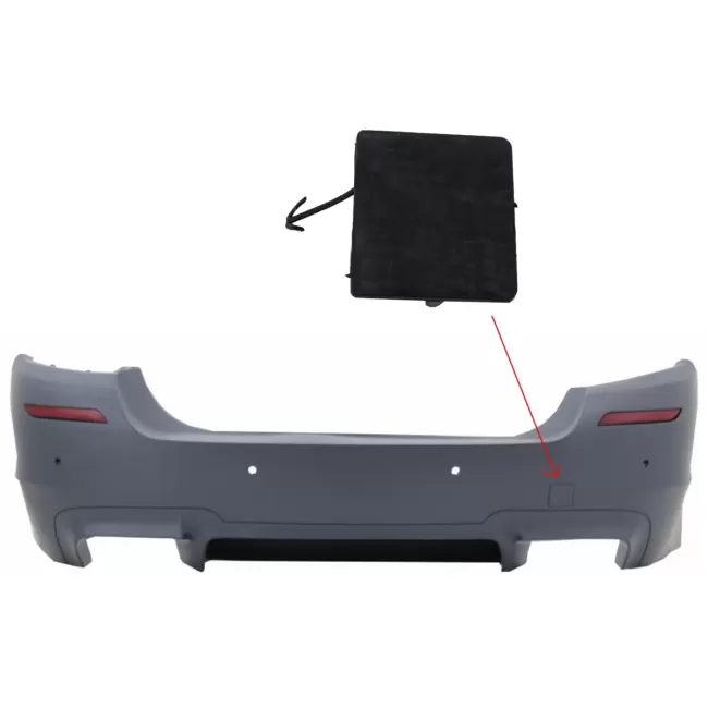 Tow Hook Cover Rear Bumper suitable for BMW 5 Series F10 F11 (2011-2017) M5 Design