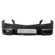 Front Bumper suitable for Mercedes C-Class W204 (2012-up) C63 Facelift Design with Central Front Grille GT-R Panamericana Black